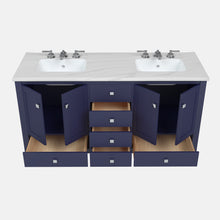 Load image into Gallery viewer, Orion 60'' Blue - Double Sink
