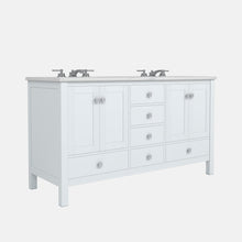 Load image into Gallery viewer, Orion 60'' White - Double Sink