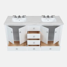 Load image into Gallery viewer, Orion 60'' White - Double Sink