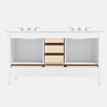 Load image into Gallery viewer, Orion 60'' White - Double Sink