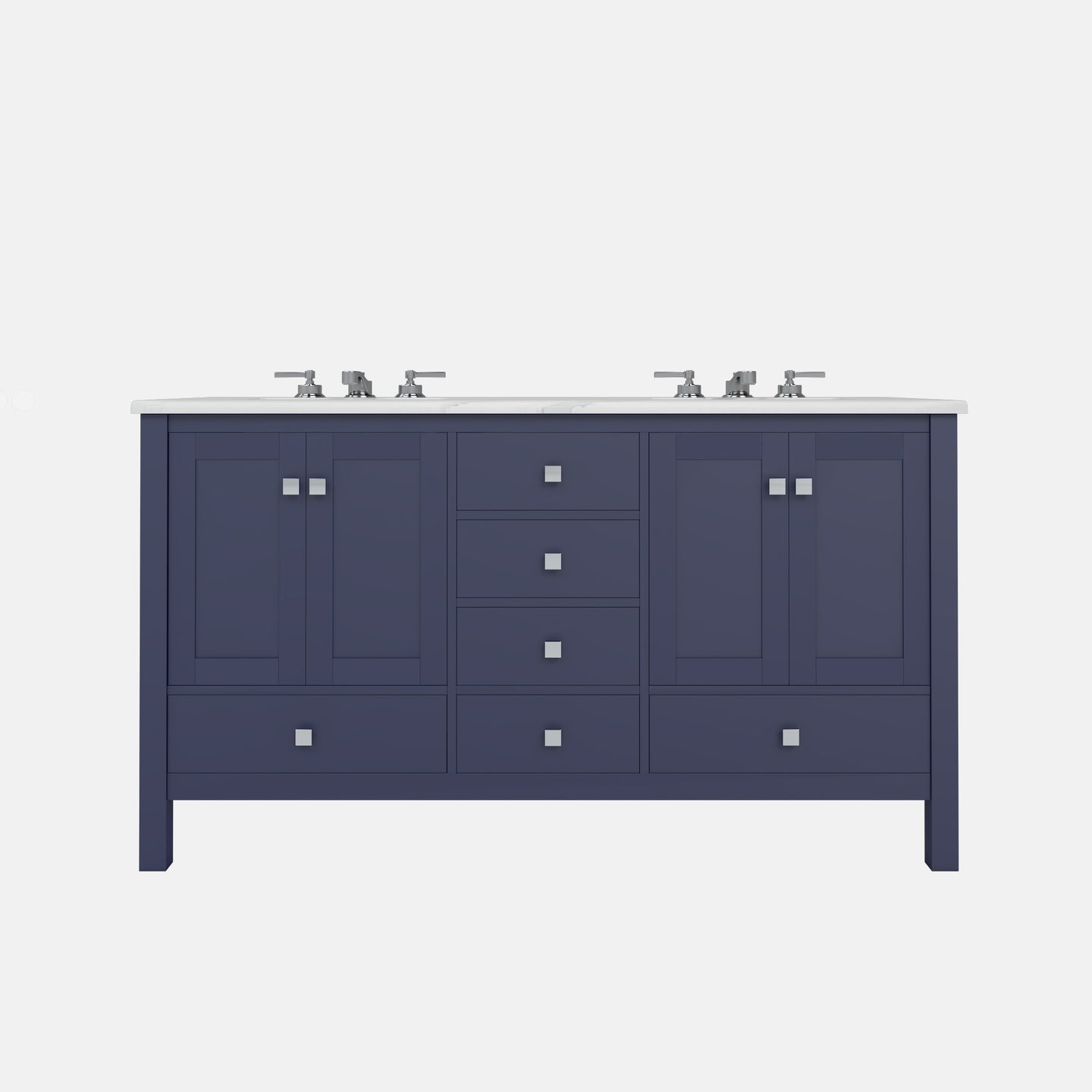 Orion 60'' Blue - Double Sink